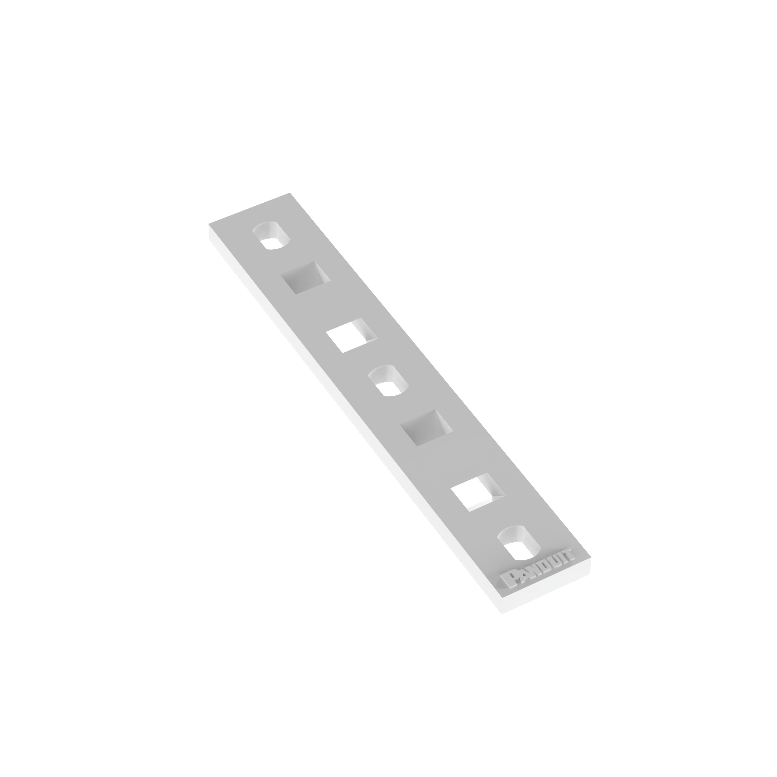 Product image for PANDUIT MTP2S-E6-C MULTIPLE TIE PLATE 2 BUNDLE M-S TIES