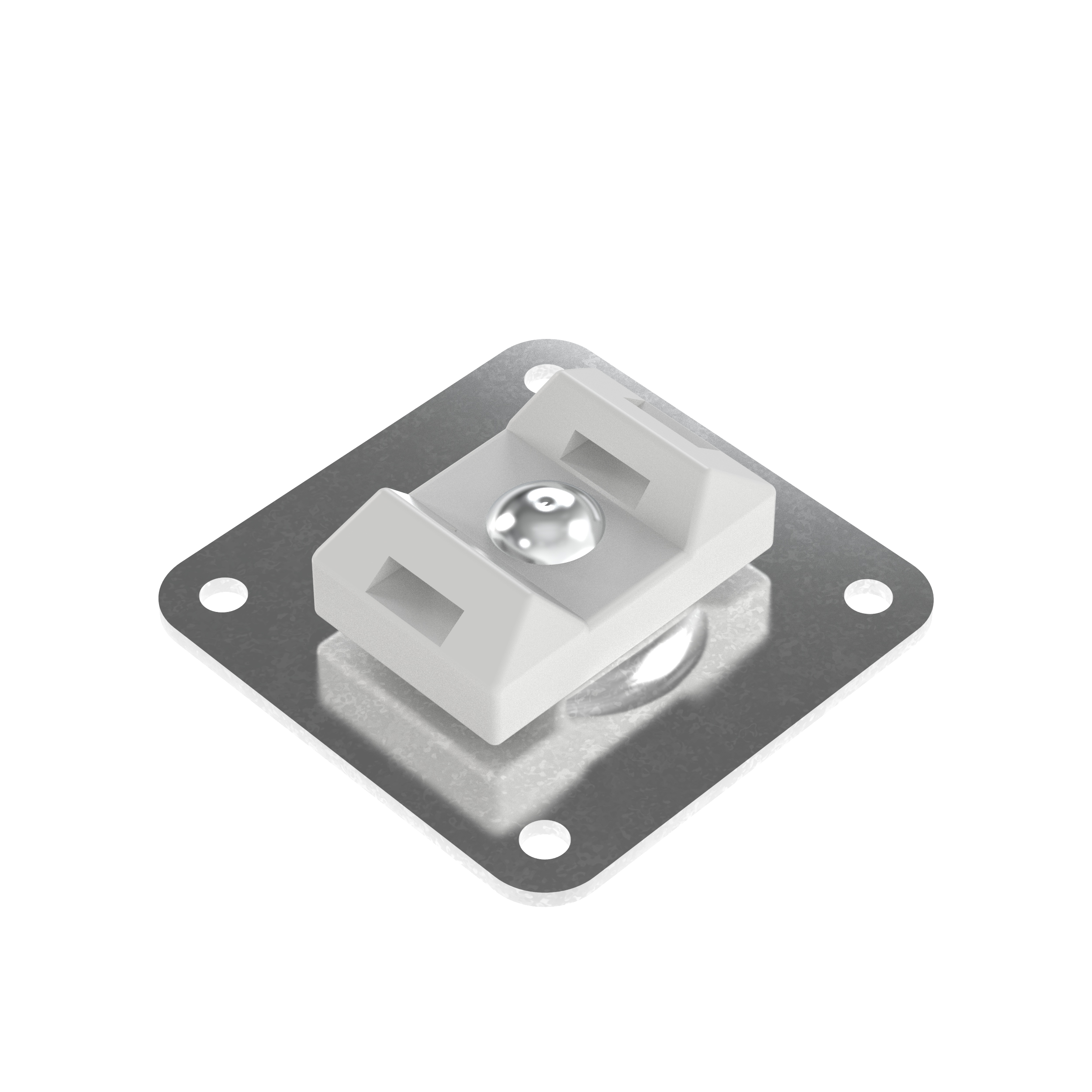 Product image for PANDUIT ASMS-A-T MOUNT BACK 1.125" EPOXY APPLIED SWIVEL MOUNT FOR MINI INTERM AND STD PAN-TY