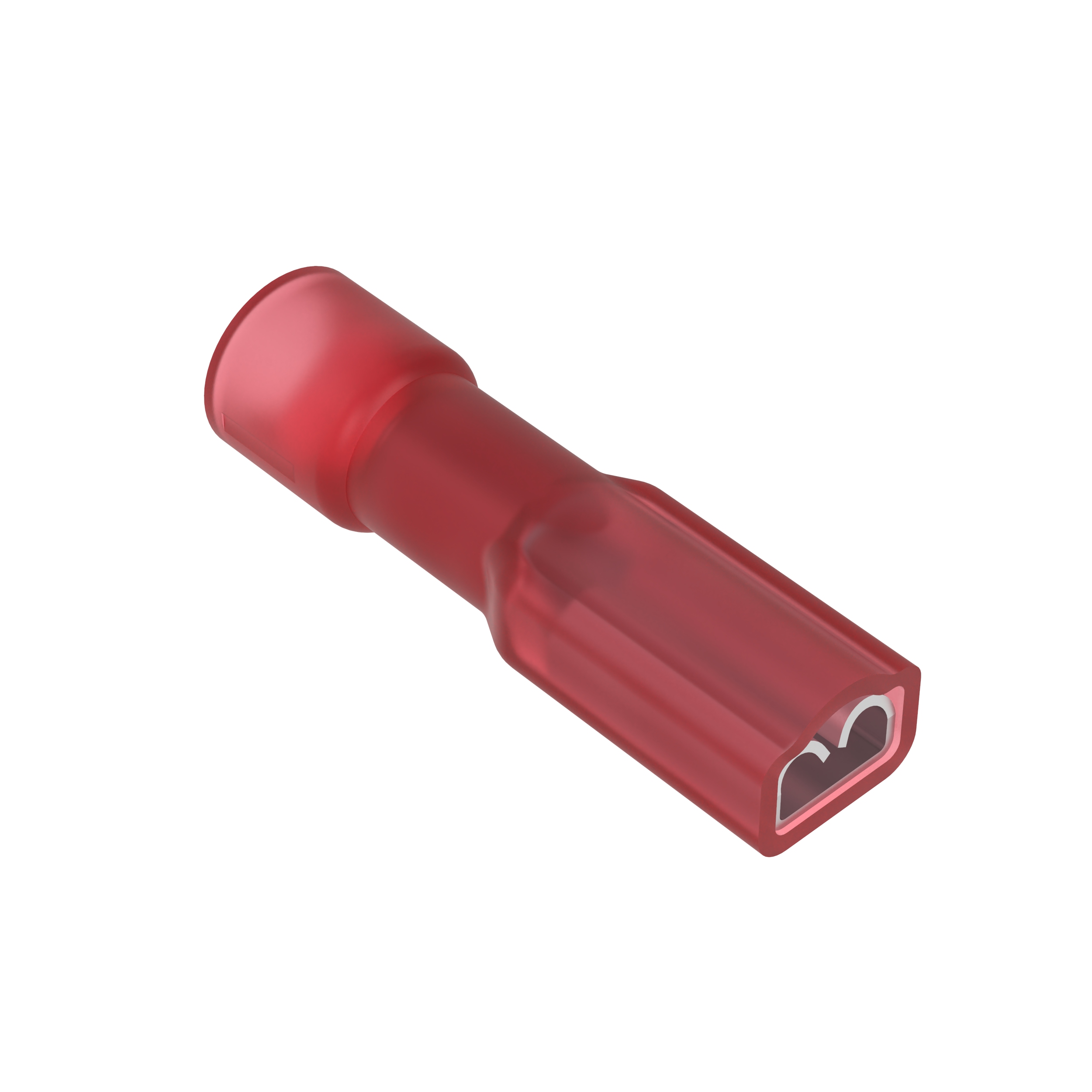 Product image for Pan-Term® DNF18-111FIB-C Disconnect, Red, Nylon, 22-18 AWG, 0.11" Tab, PK100