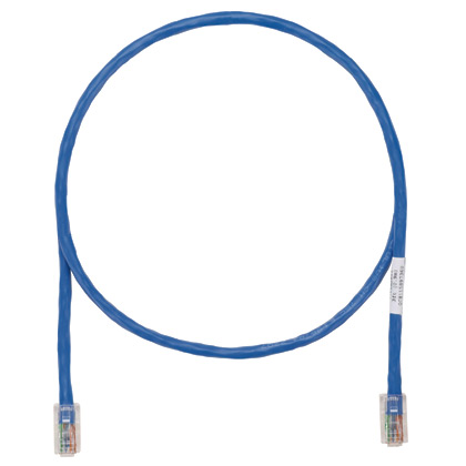 Product image for Cord patch copper CAT5e UTP blue 15'