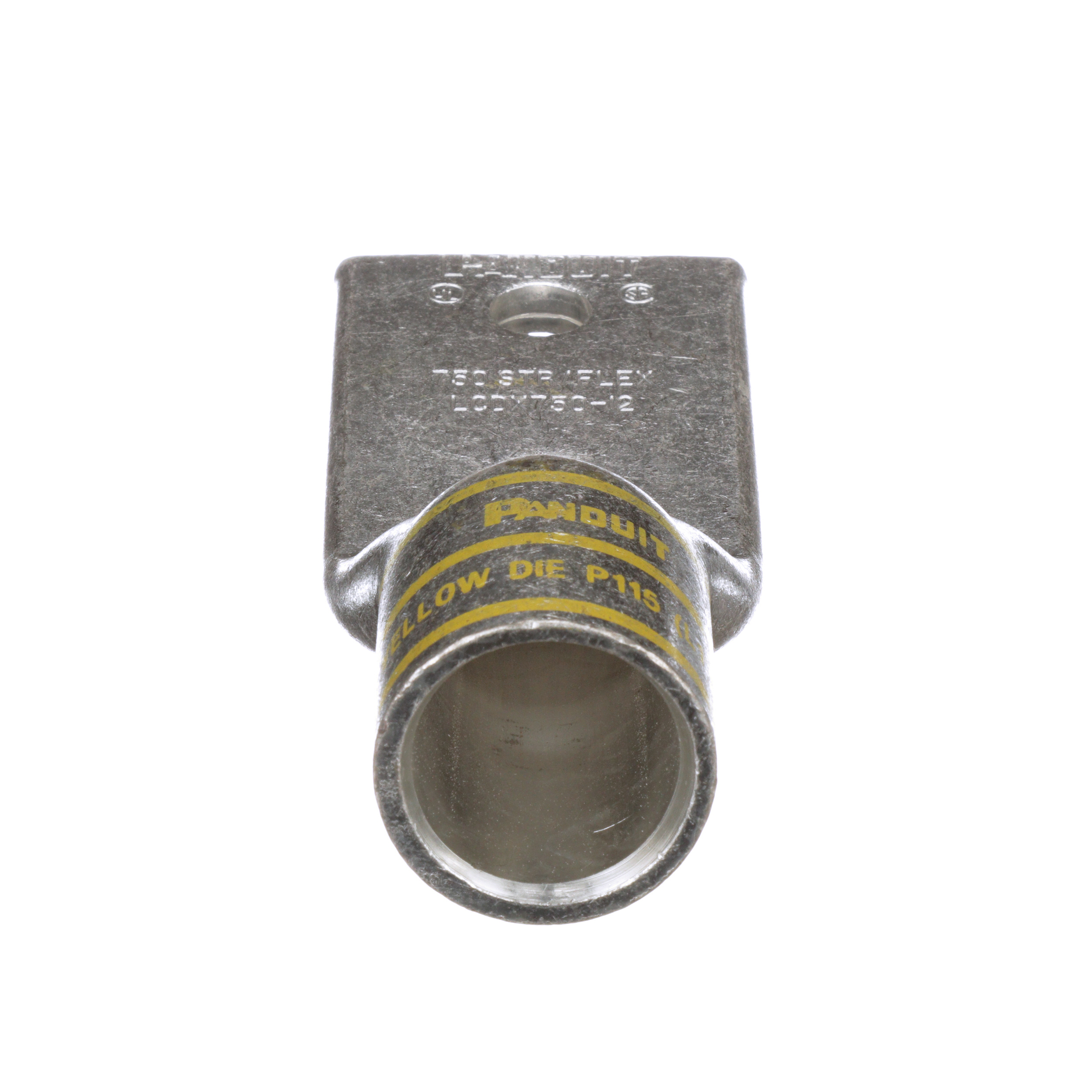 Product image for Pan-Lug™ LCDX750-12-3 Comp. Lug, 750, Flex, Tin Plt Copper, Two 0.5" Stud, PK3