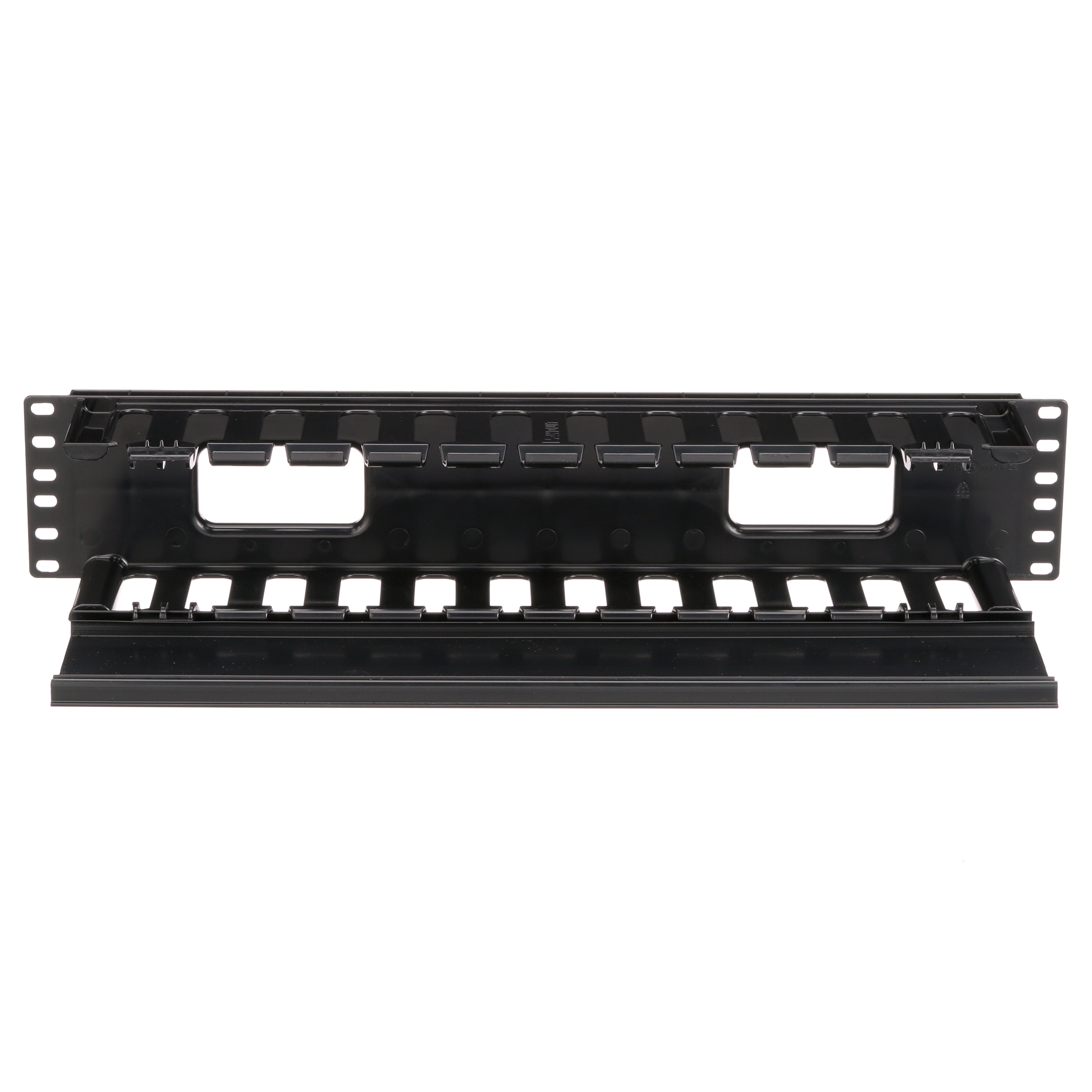 PANDUIT WMPF1E CABLE MANAGER 2U FRONT ONLY 3.7" DEEP BLACK