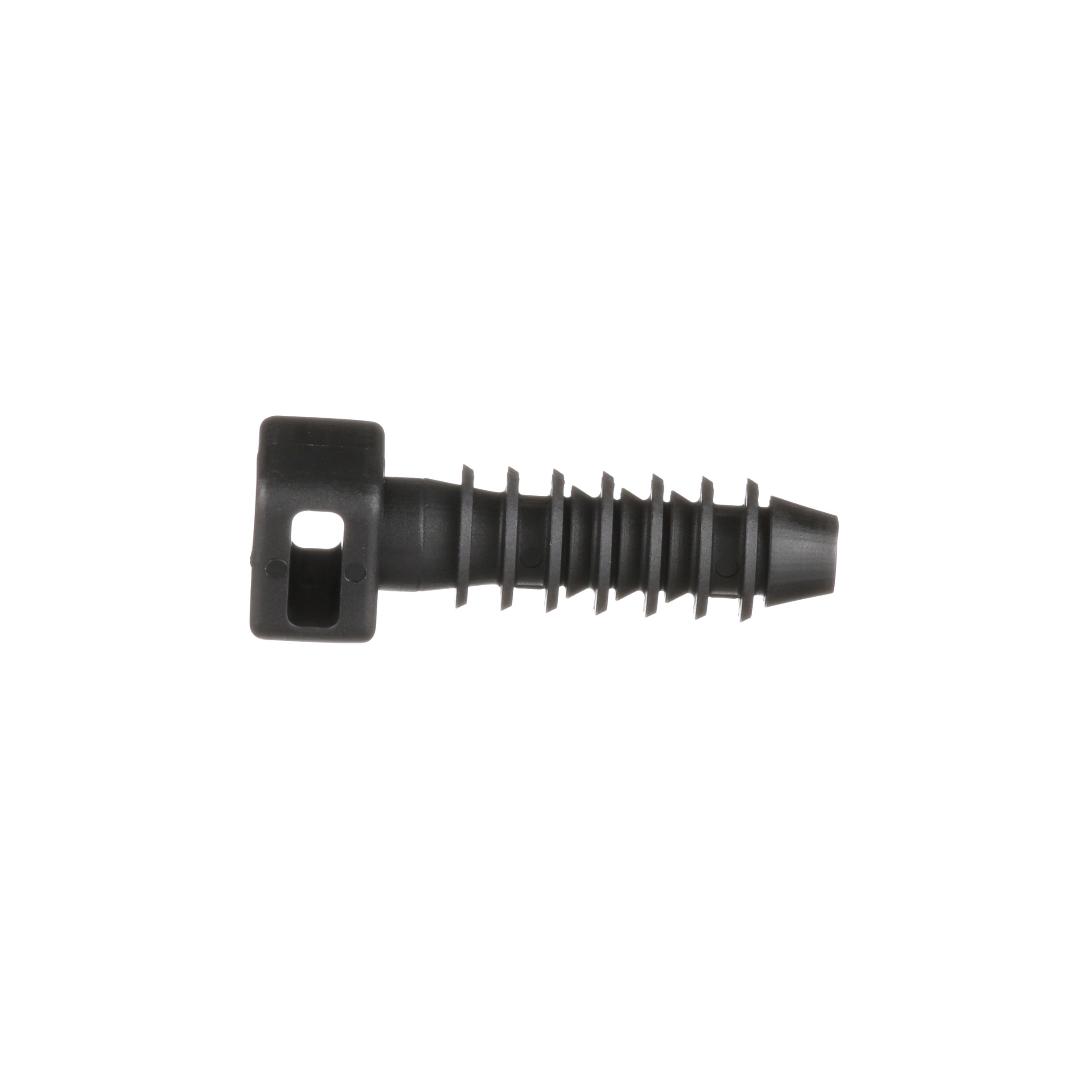 Product image for PANDUIT MPMS25-C0 MOUNT PUSHMOUNT .25" 6.4MM MASONRY USE W/ TYRAPS BLACK