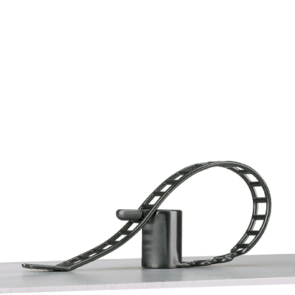 Product image for Pan-Ty® PRST30S-S14-M30 Ladder Stud Mount TieBlack, High Heat PA6.6, 5.2"L,