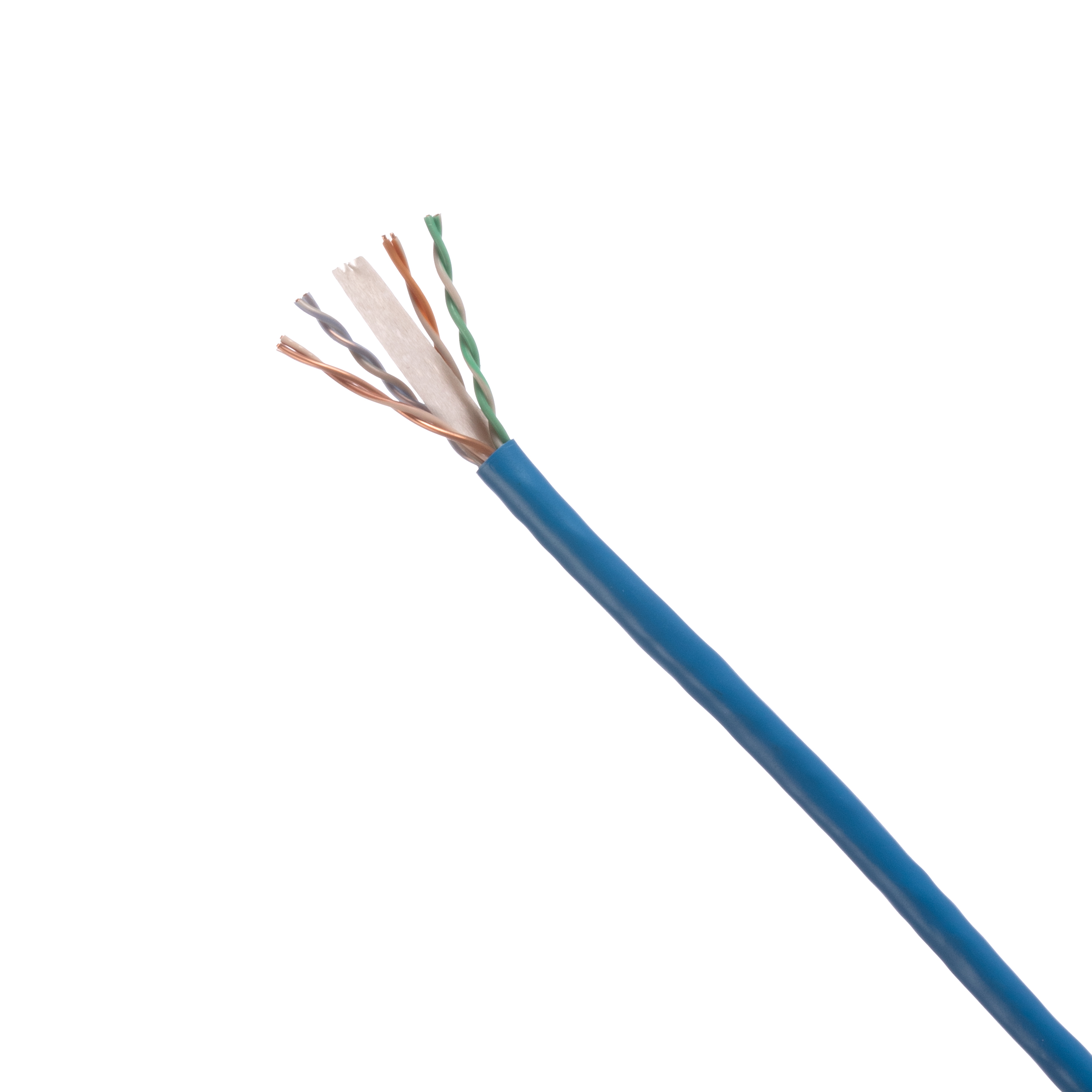 Product image for TX6™ Copper Cable, Cat 6, 23 AWG, U/UTP, CMP-LP, Green