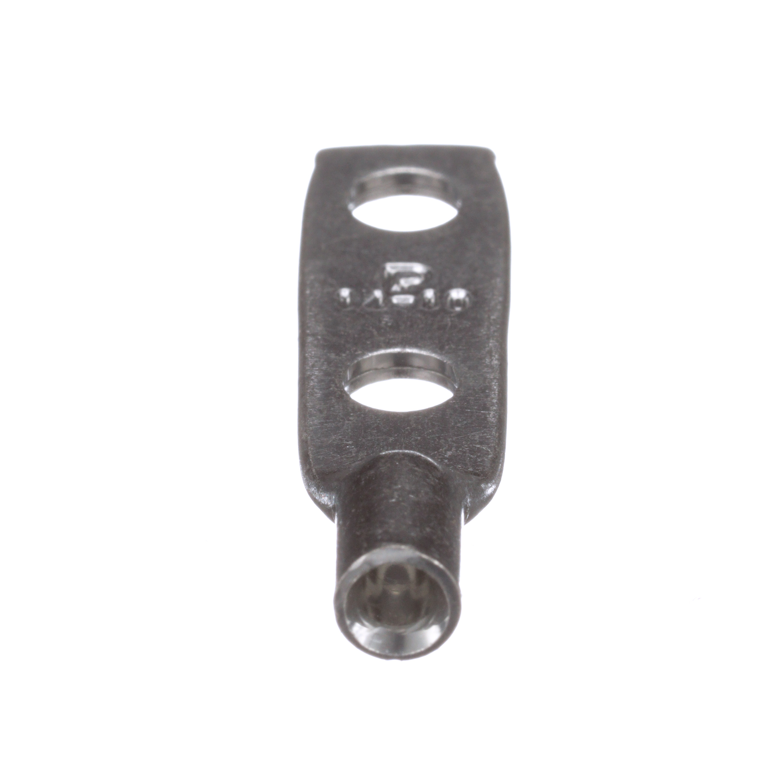 Product image for Pan-Lug™ LCD10-10A-L Comp. Lug, 10, Tin Plt Copper, Strt, Two 0.19" Stud, PK50