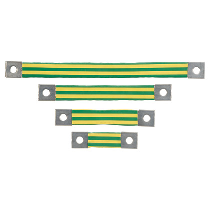 Product image for PANDUIT BS101245 BRAIDED BONDING STRAP 1HOLE INSULATED