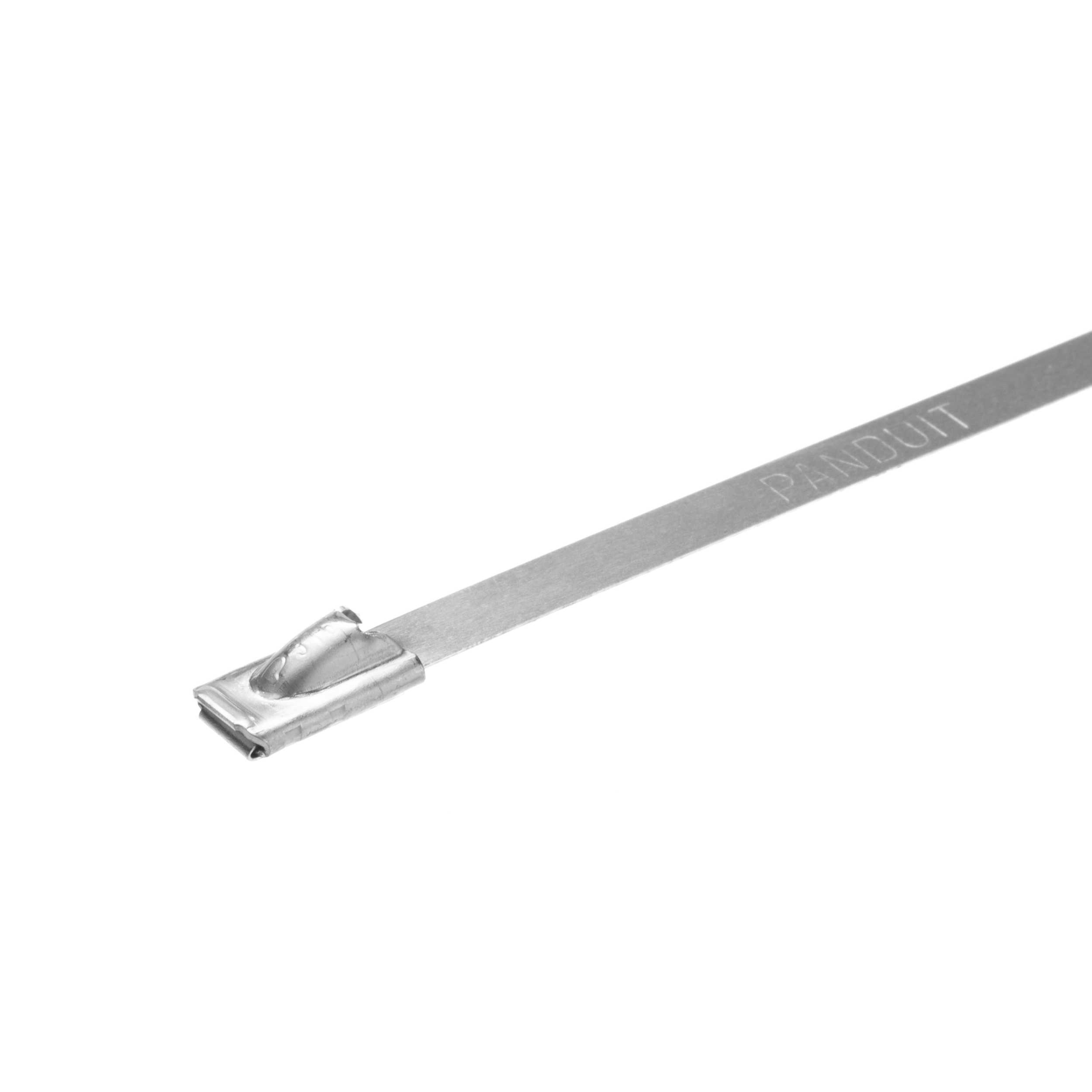 Product image for PANDUIT MLT4S-CP316 PAN-TY METAL LOCKING 14.3"L STANDARD CABLE TIE 316SS STAINLEESS STEEL TS890 100/PAK