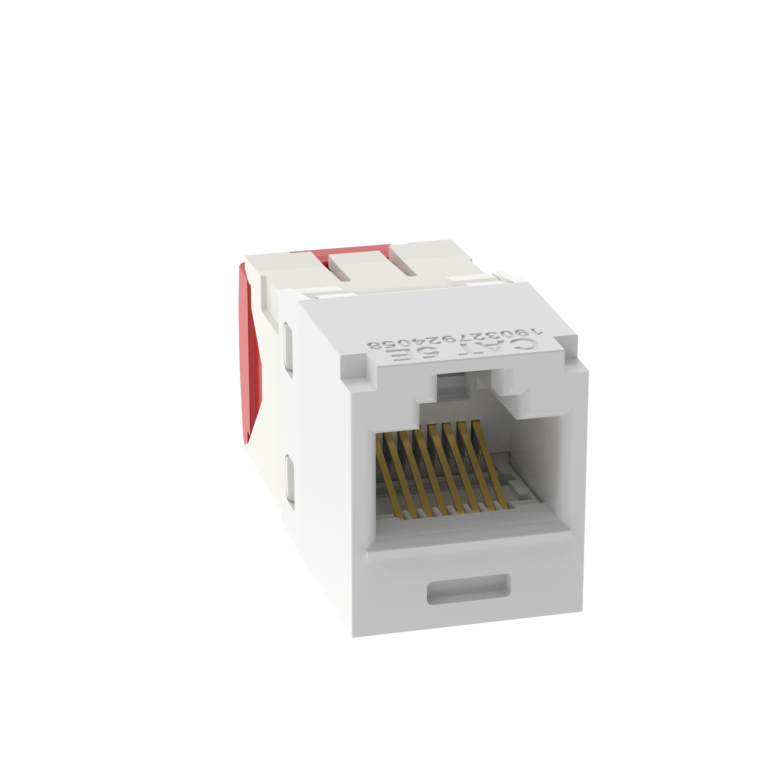 PANDUIT CJ5E88TGWH MINI-COM UTP RJ45 CAT 5E TG JACK MODULE WHITE