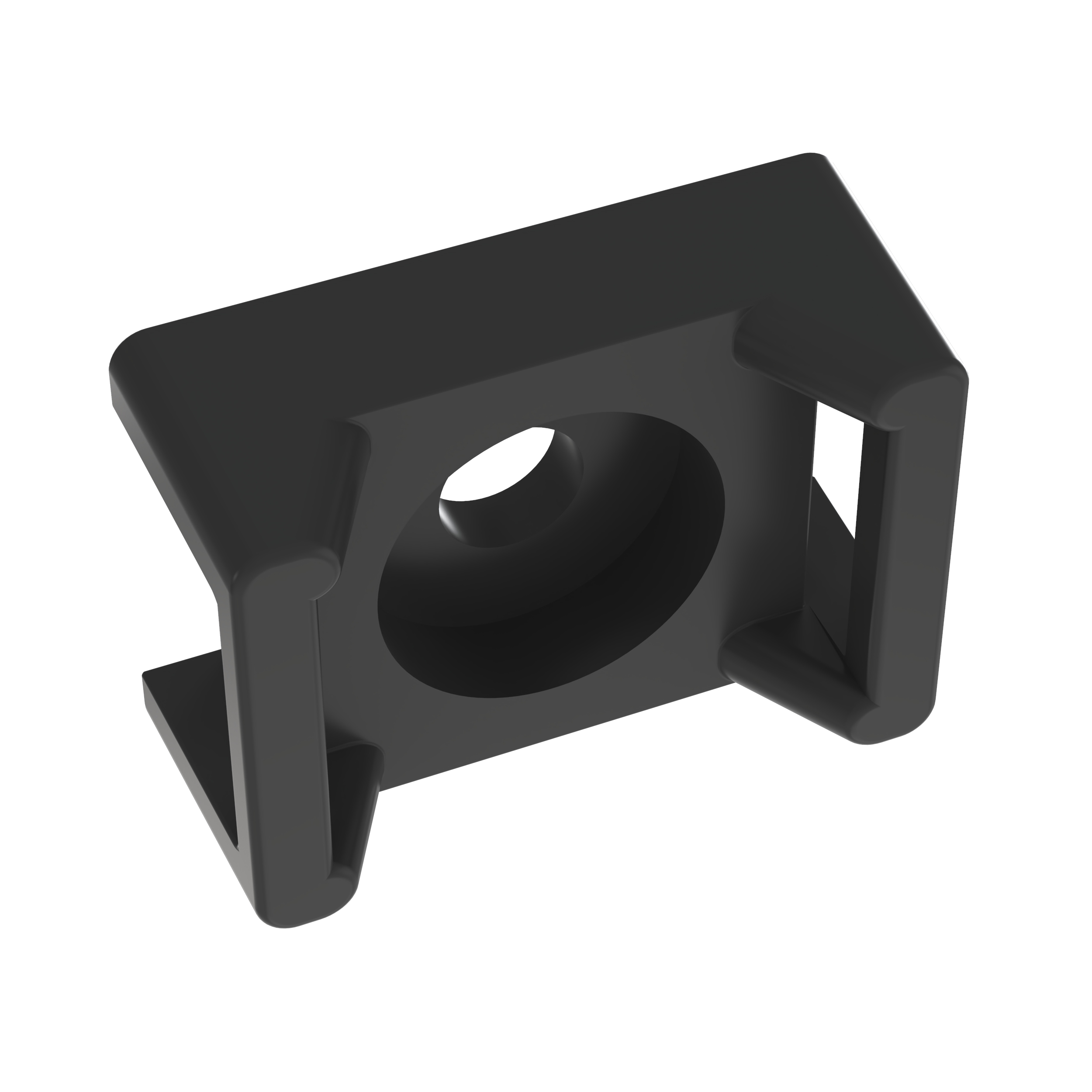 Product image for PANDUIT TM3S8-M100 TM3S8-M100 CABLE TIE MOUNT BLACK PP 0