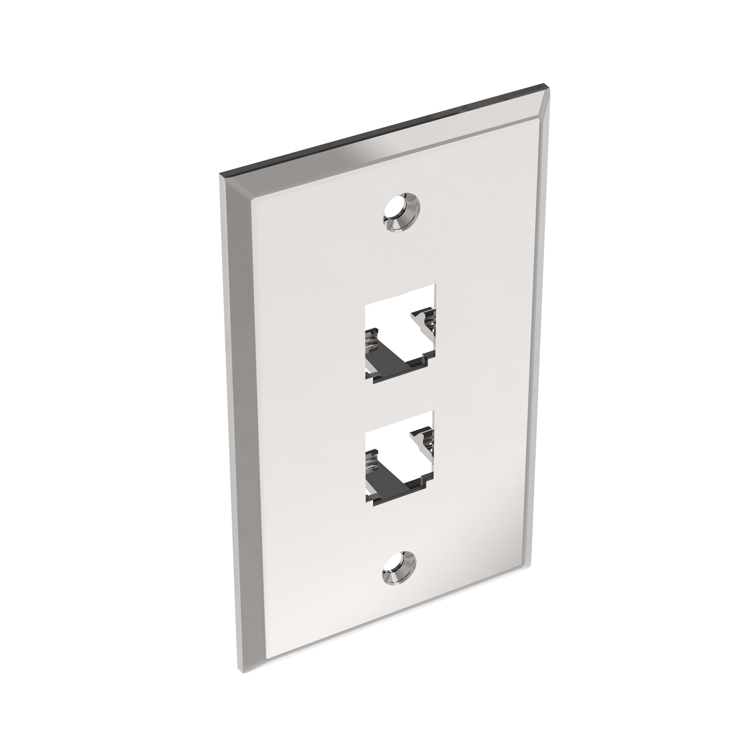 Product image for PANDUIT CFP2SY COVER 2PORT SS FACEPLT