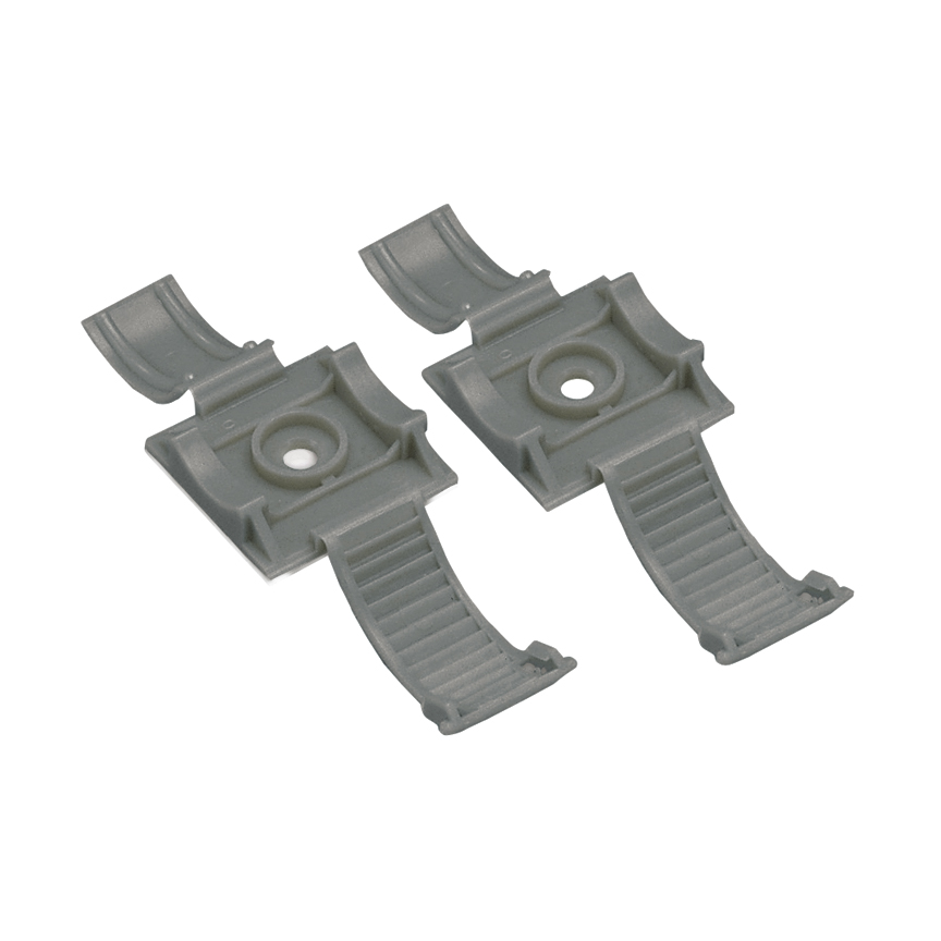 Product image for Clincher™ ARC.68-A-Q14 Adjustable Clamp, Gray, PP, Rubber Adh., 1x1", 25PK