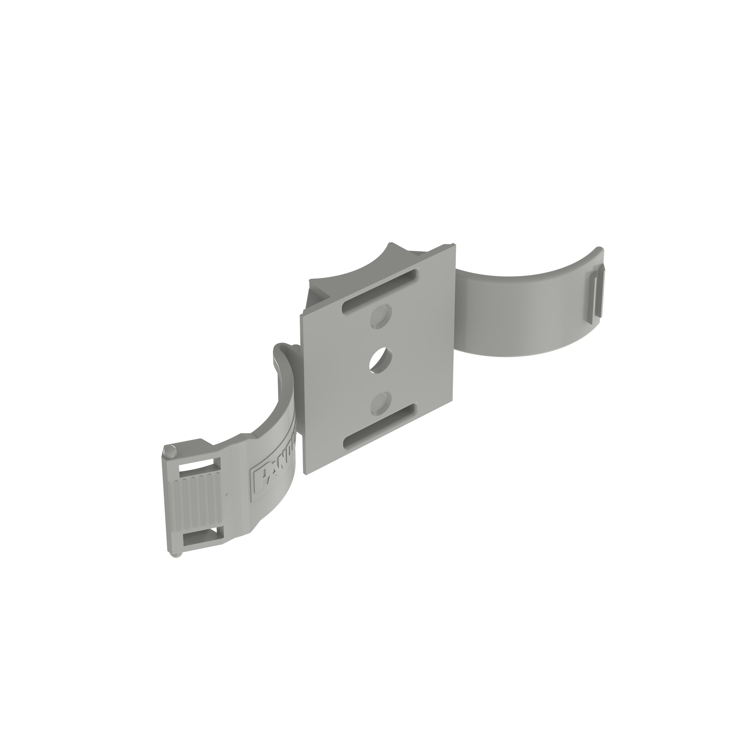 Product image for Clincher™ ARC.68-S6-C14 Adjustable Clamp, Gray, PP, Screw, 1x1", PK100