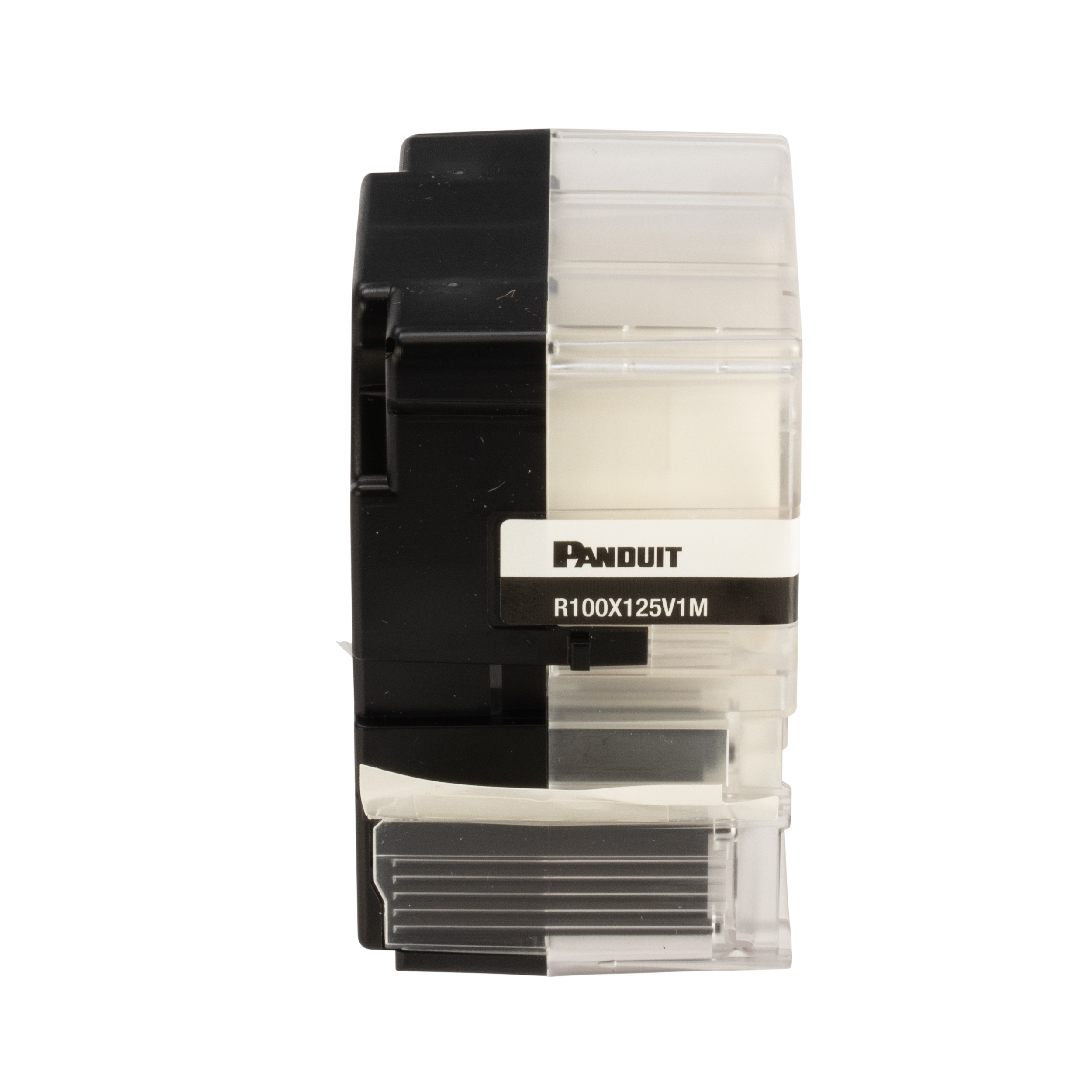 Product image for PXE™ R100X125V1M MP Printer Turn-Tell Label, Vinyl, White, 1.25"x1", 0.38"POH