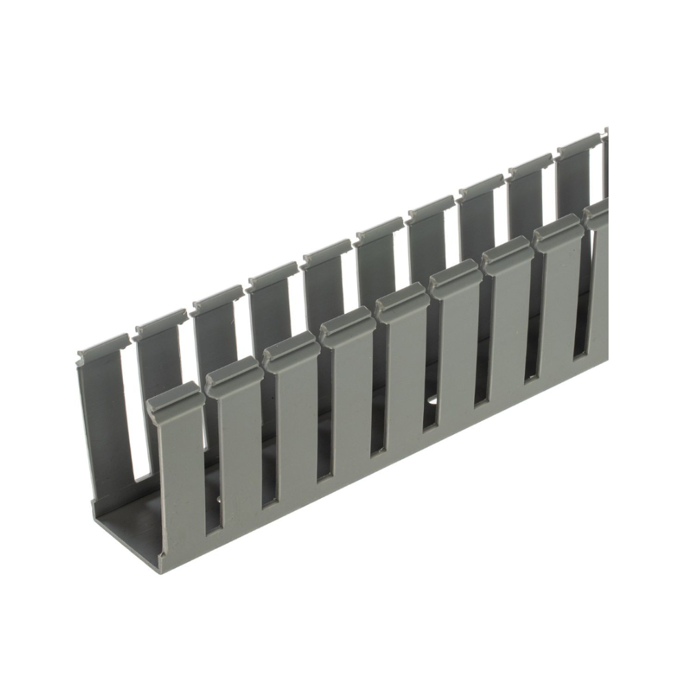 PANDUIT G2X4LG6 WIRING DUCT WIDE SLOT G 2X4 6'L PVC LIGHT GREY