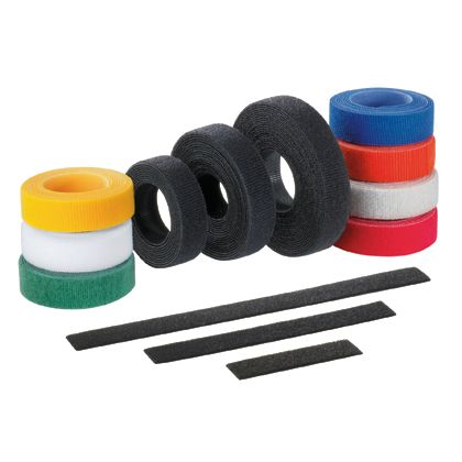 Product image for Hook&LoopTie,Strip,12L,.75W,BL,PK10