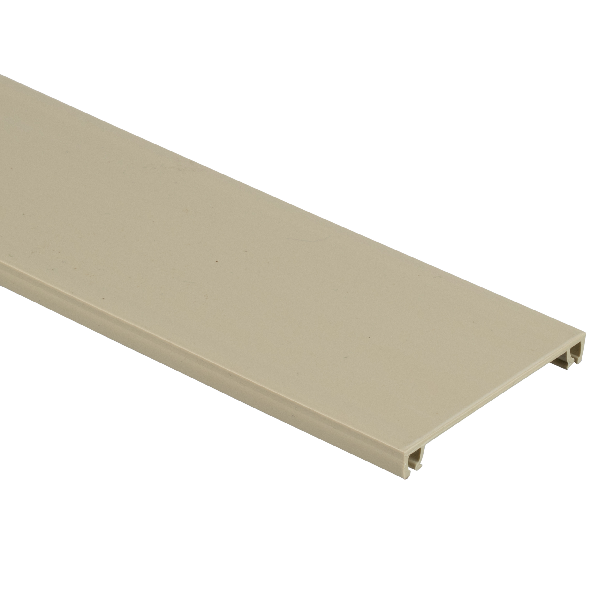 Product image for Surface Raceway, T-70 Power Rated Cover, 10 ft, Electric Ivory
