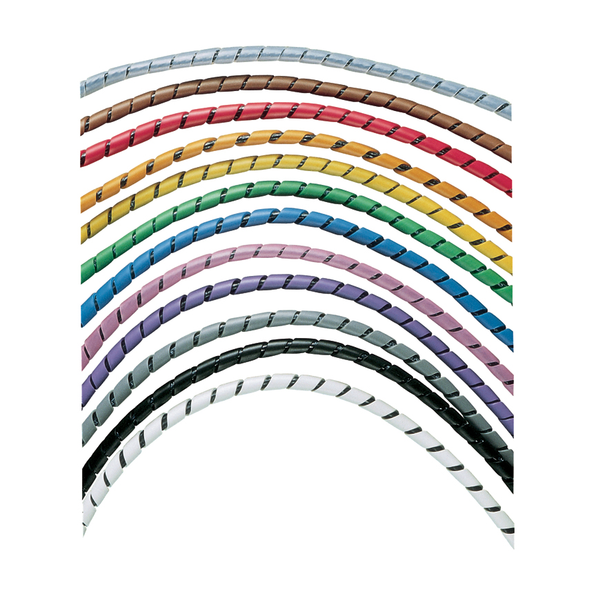 Product image for PANDUIT T50F-C10 SPIRALWRAP 1/2" WHITE