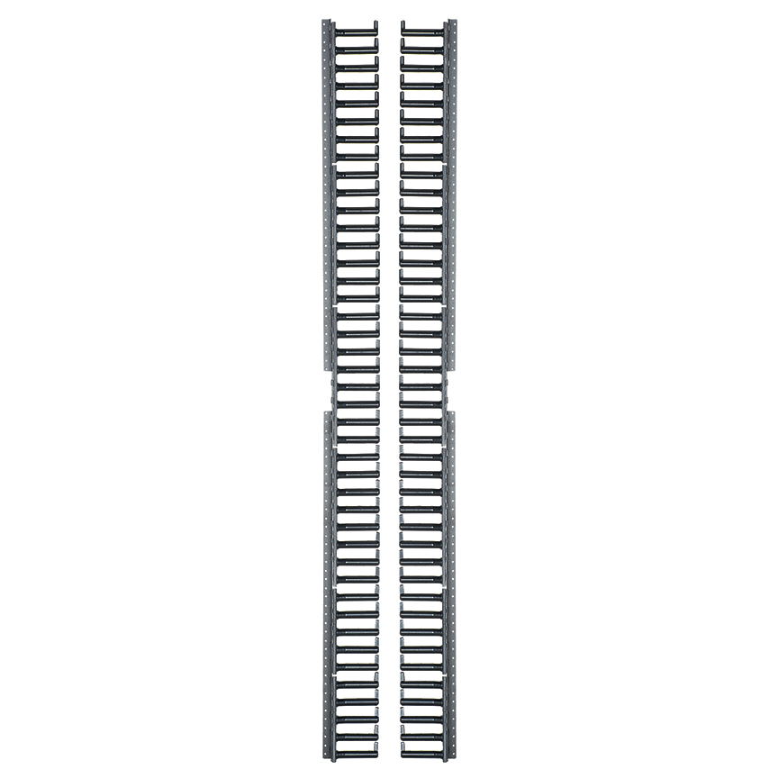 Product image for PANDUIT D12FBB KIT FINGER BRACKET ATTACHES TO RAILS ON 800W 42RU NET VERSE CABINETS BLACK