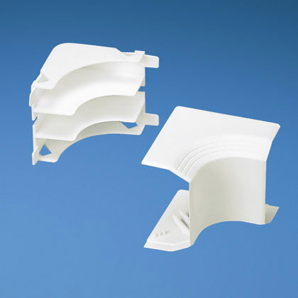 Product image for Surface Raceway, T-45 Inside Corner, White