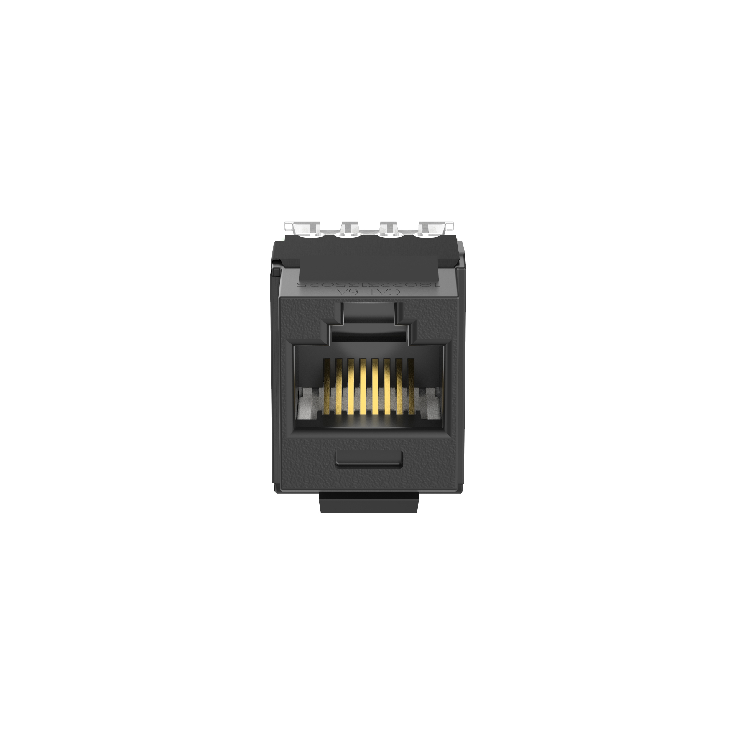 PANDUIT NK6X88MBL NetKey Cat 6a Jack Module RJ45, Unshielded, 8