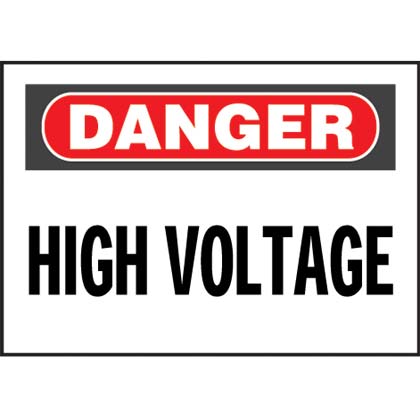 Product image for PVS0710D72Y High Voltage Sign
