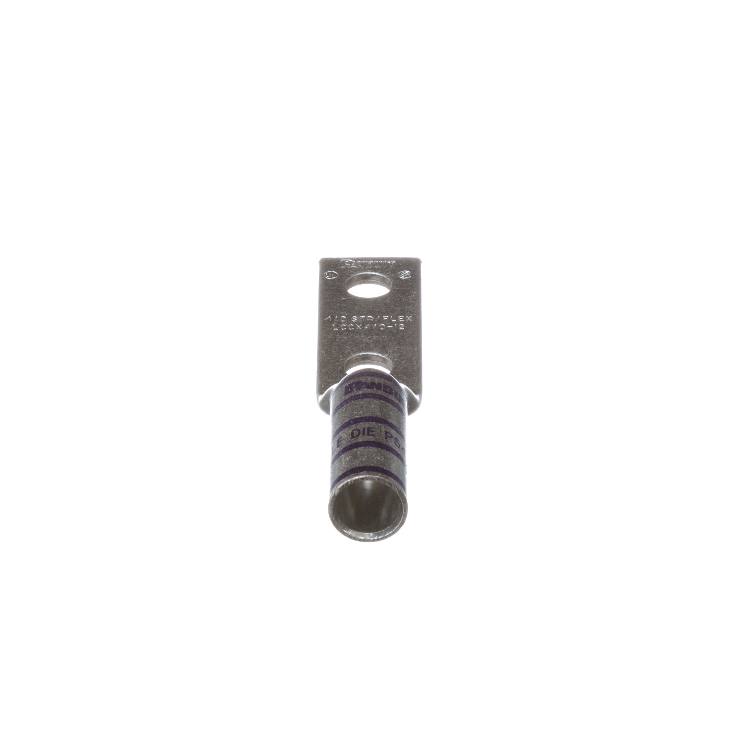 Product image for Pan-Lug™ LCCX4/0-12-X Comp. Lug, 4/0, Flex, Tin Plt Copper, Strt, Two 1/2" Stud