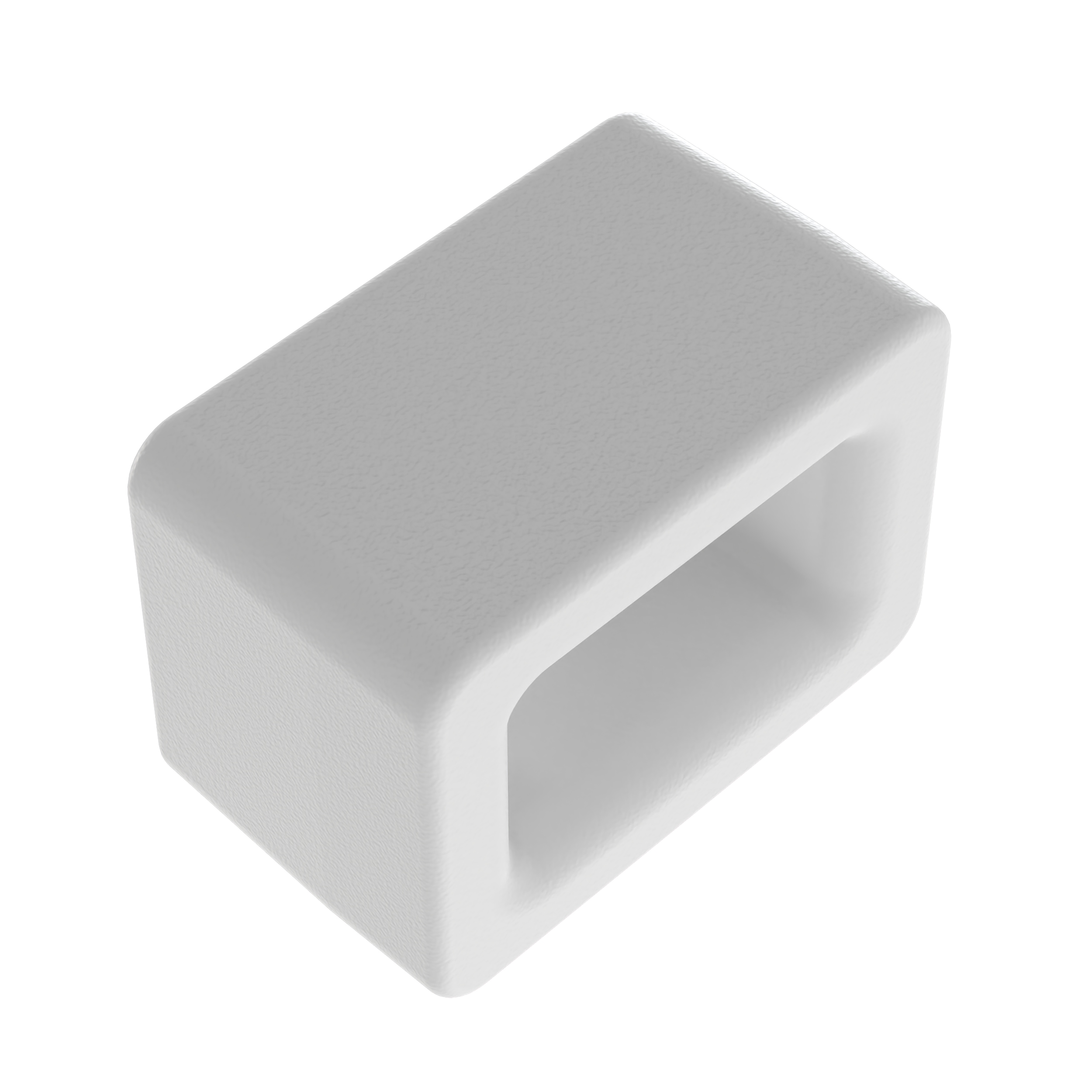 Product image for CR2-M Connector Ring, Natural, PA 6.6, 0.33x0.24", PK1000