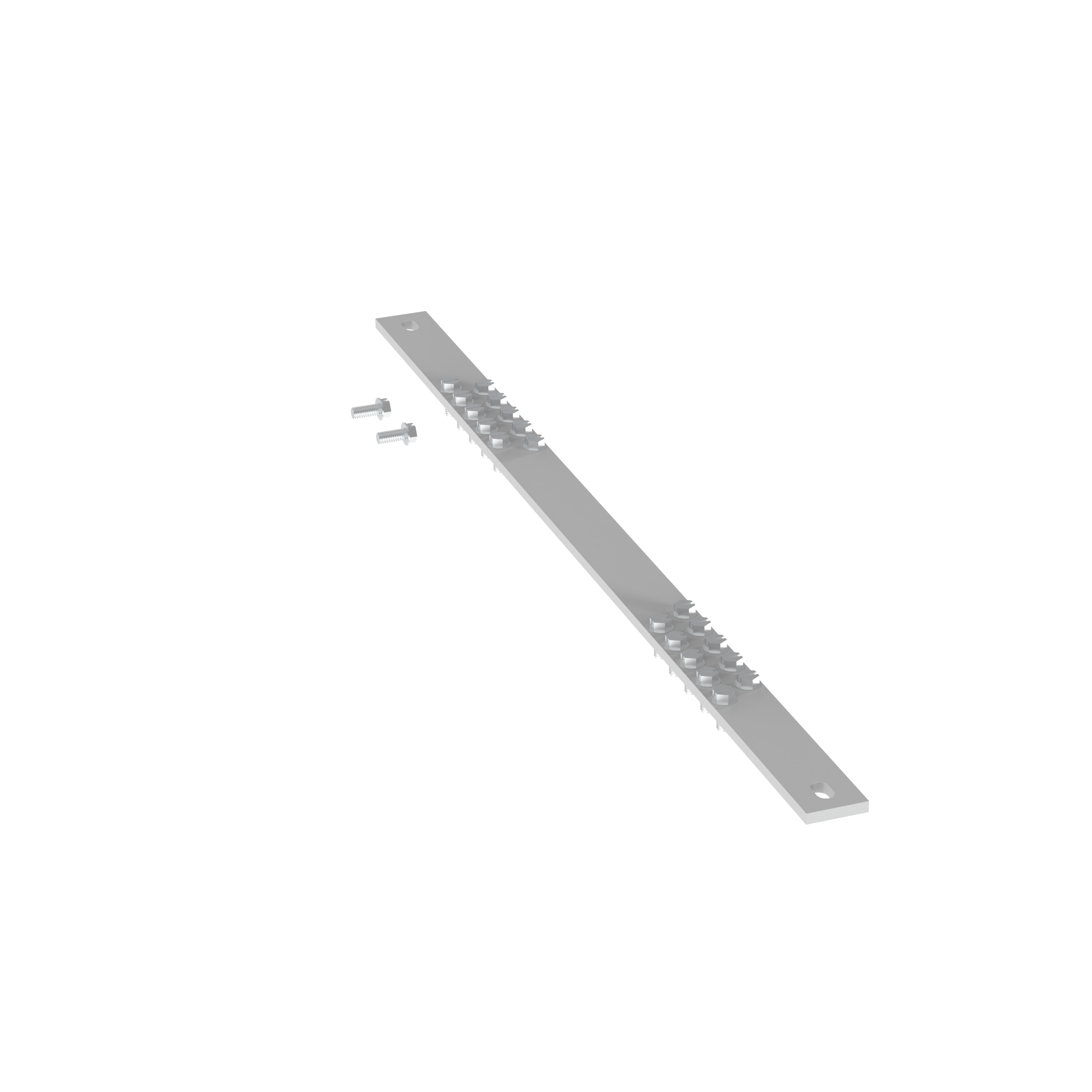 Product image for StructuredGround™ RGRB19Y Busbar Kit, Tin-Plated, Copper Ground BarPK1