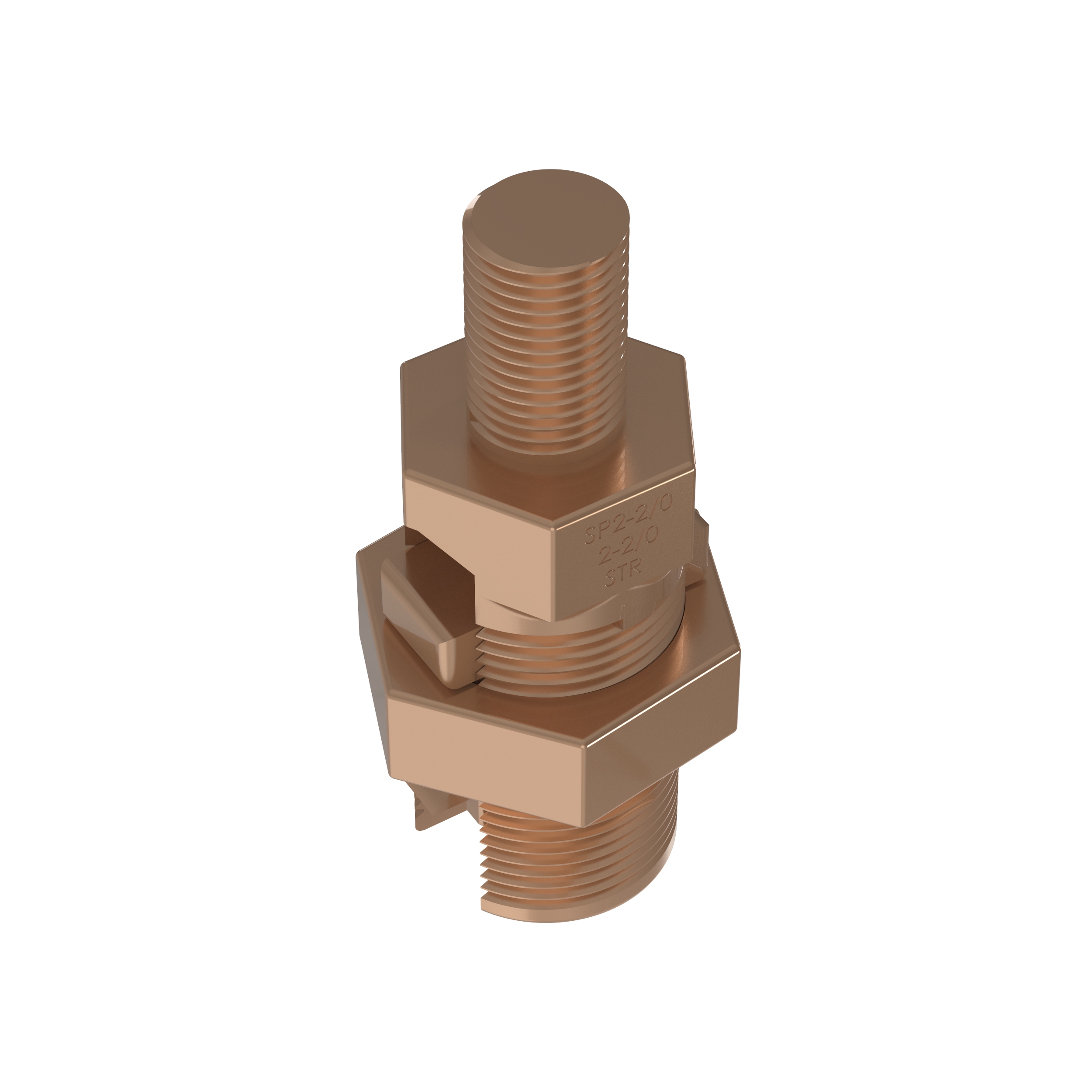 Product image for StructuredGround™ SP2-2/0-Q Grd Con-Service Post, Male Stud, Two-Conductors,