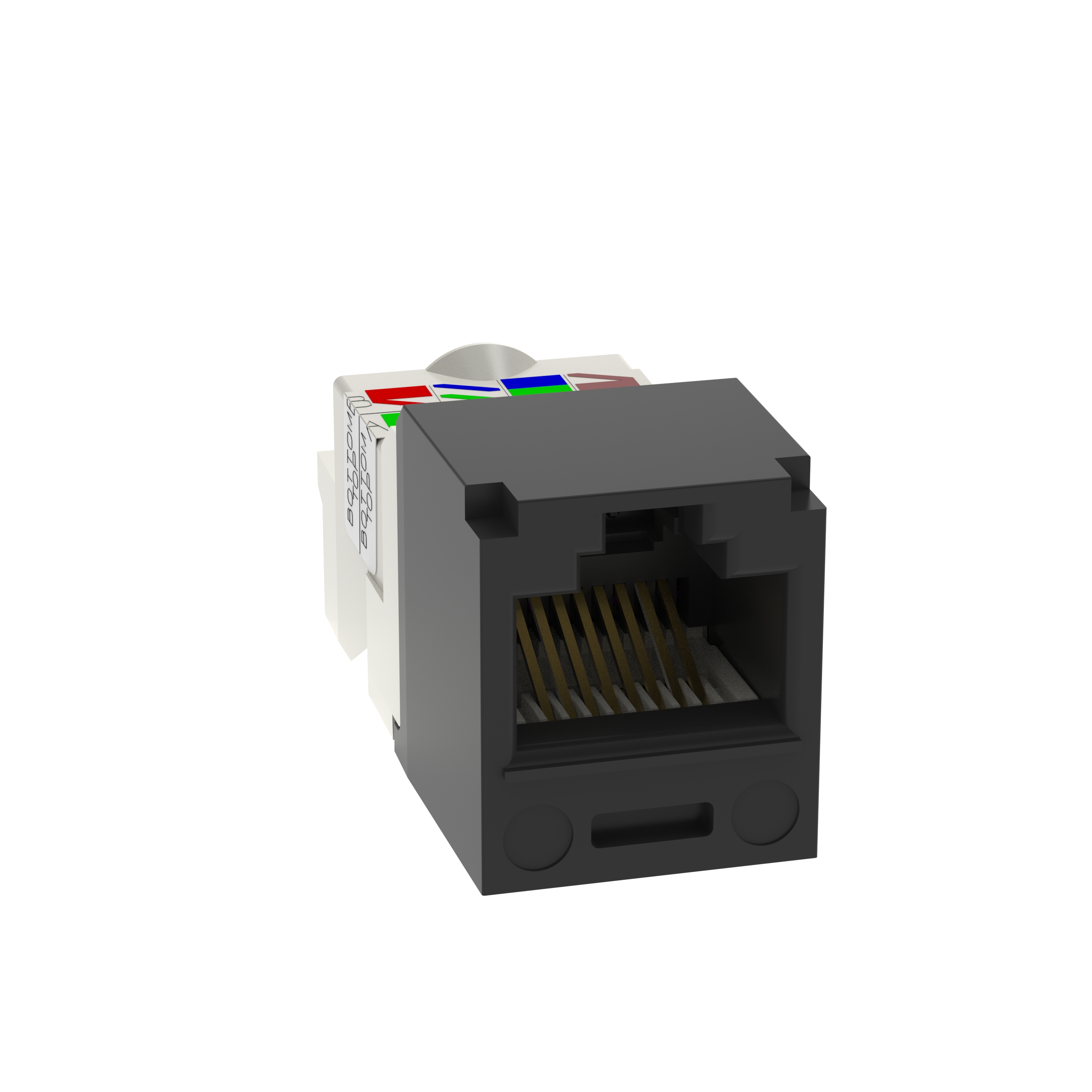 Product image for Module jack UTP 8-position ABS black