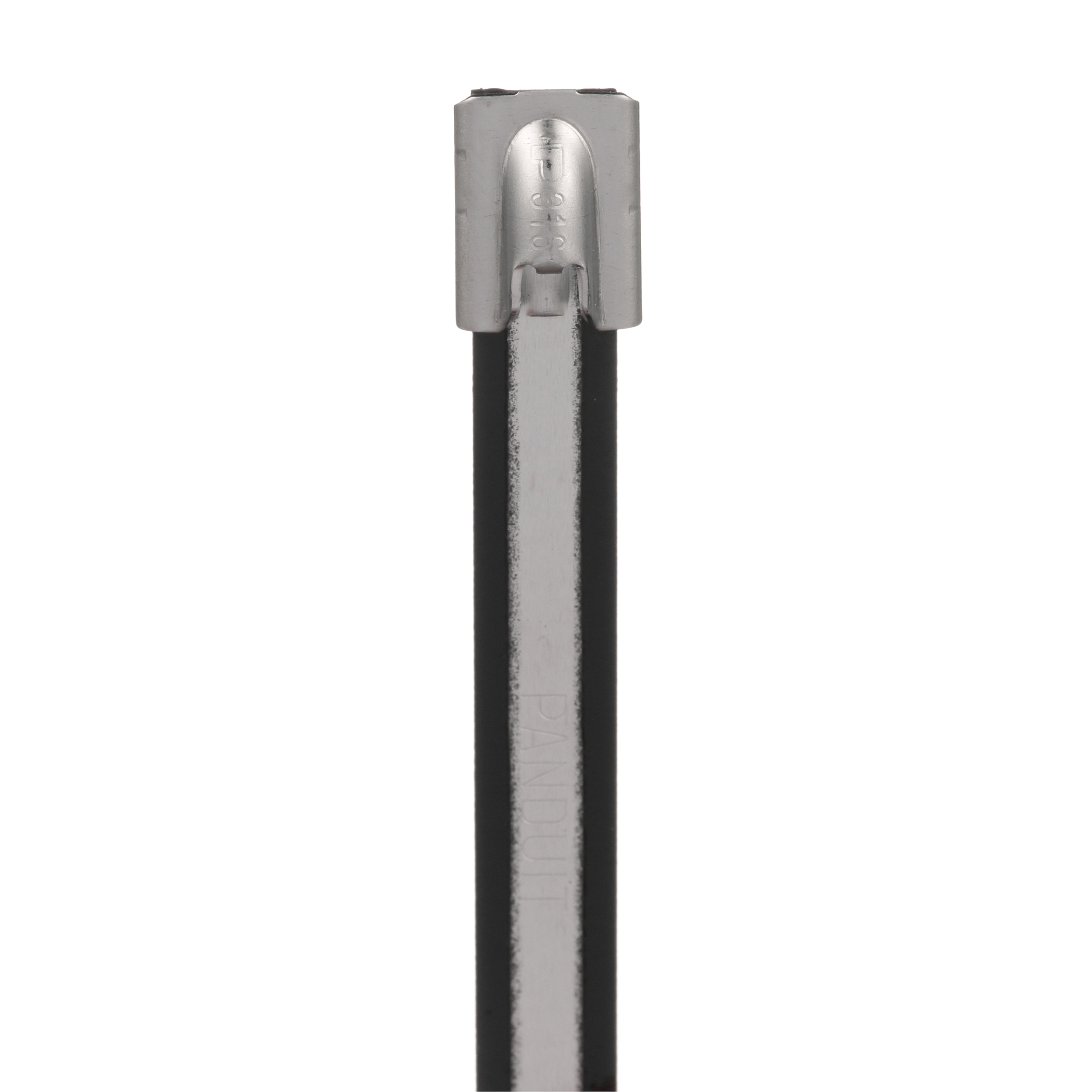 Product image for PANDUIT MLTC4H-LP316 TYRAP 14.3" NYLON COATED STAINLESS STEEL CABLE TIE 316SS H TS1112 50/PACK