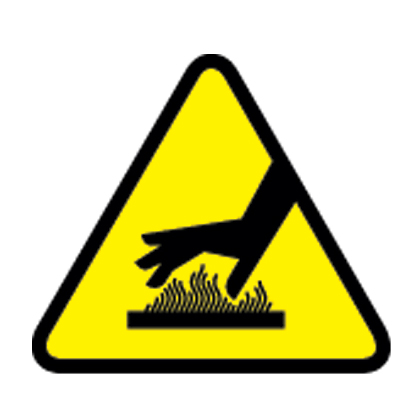 Product image for WL36Y ISO Label, Adh Vinyl, Yellow/Black, 50 Lbls, 2.5"x2.5", PK1