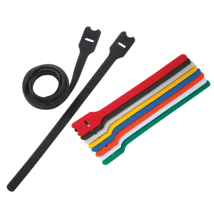 Product image for PANDUIT HLT2I-X2 TAK-TY HOOK AND LOOP CABLE TIE 8"L 203MM 1/2"W RED