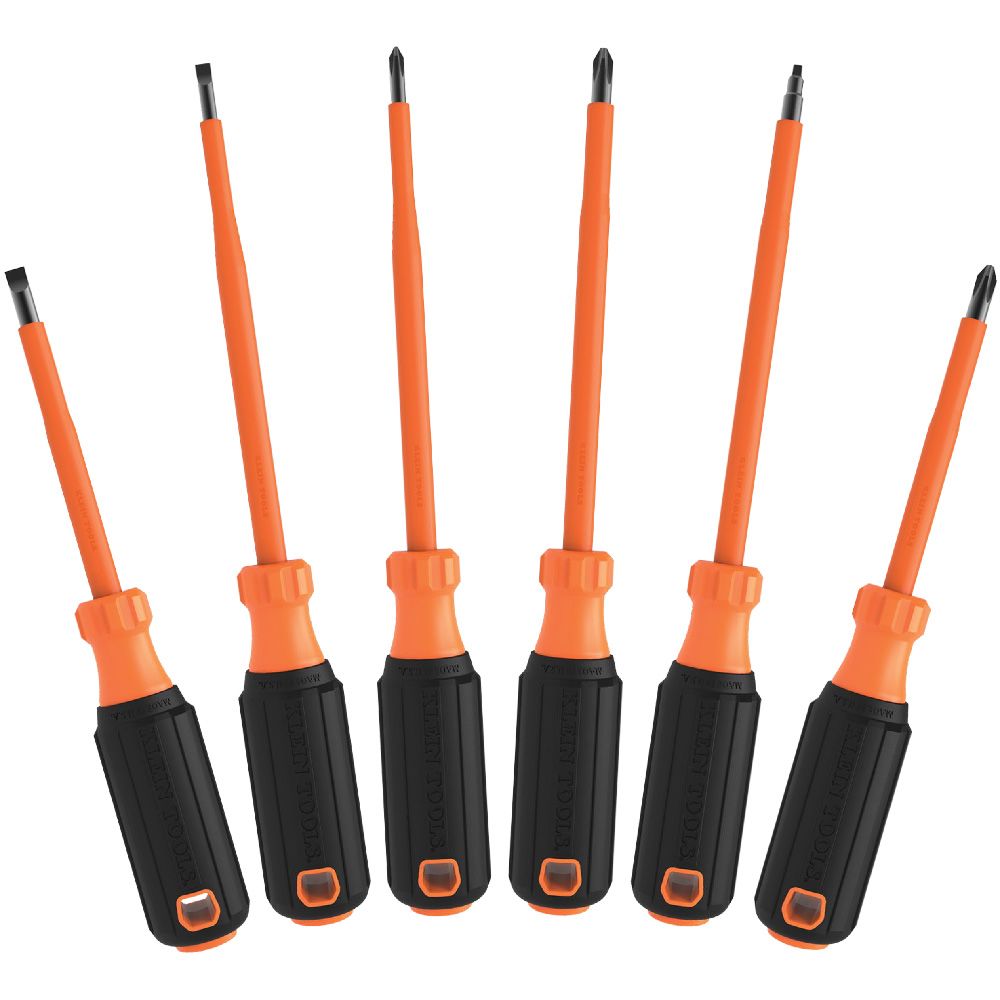 Product image for SCREWDRIVER SET, 1000V INSUL, 6 PC
