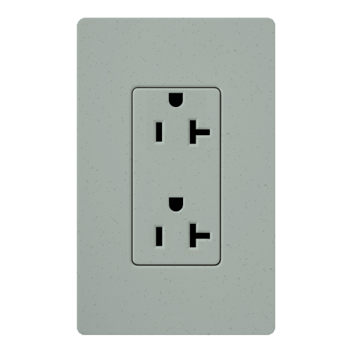 Product image for Receptacle tamper resistant 125V 20A bluestone