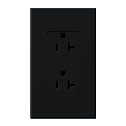 Product image for NT 20A TAMPER RESIST RECP BLACK