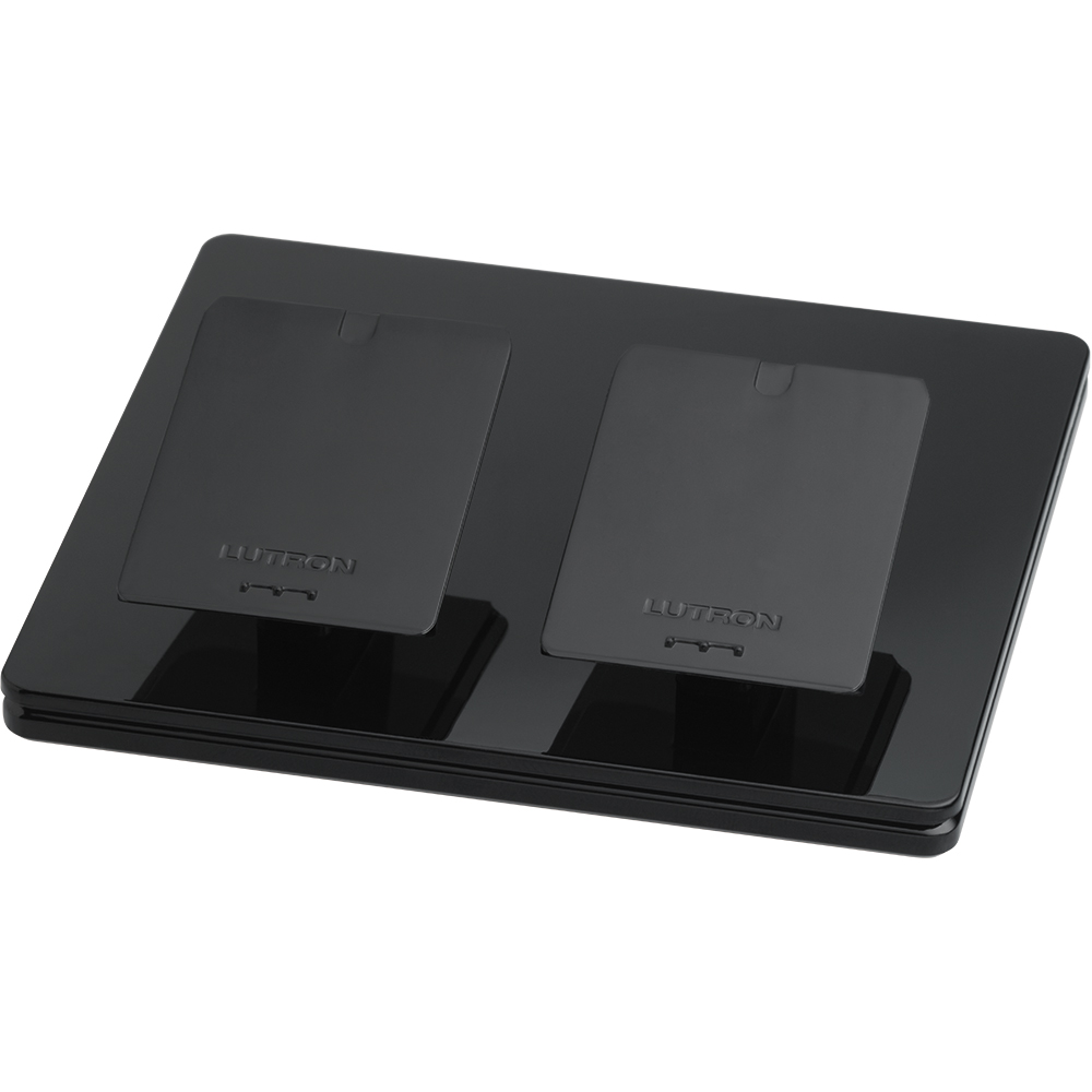 Product image for Pedestal Pico double mount black 3.19"