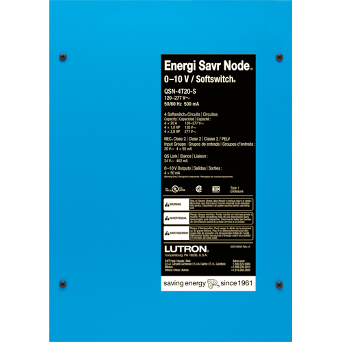Product image for 0-10V CNTRLR 4ZONE 20A