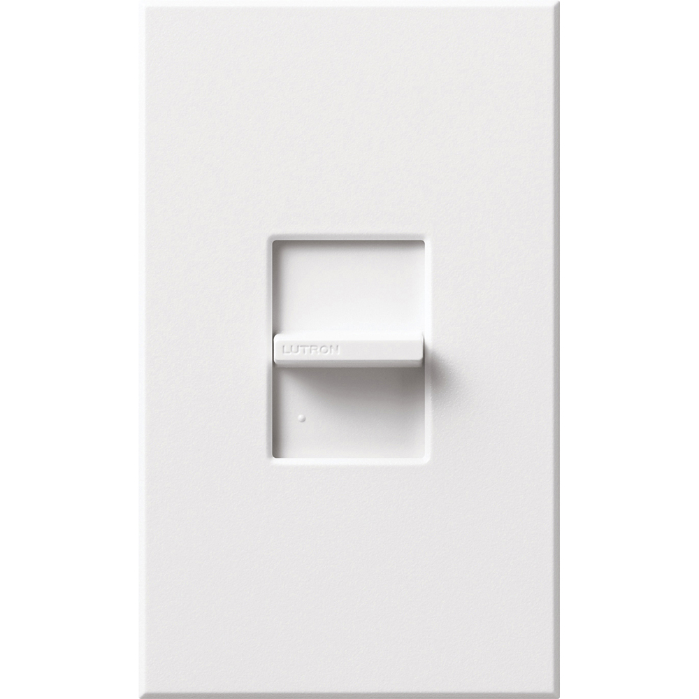 Product image for LUTRON NTCL-250-WH DIMMER NOVAT SINGLE POLE 250W LED 1000W INCANDSCENT WHITE