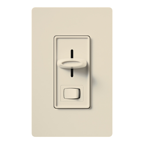 Product image for Dimmer Skylark single pole 1000W 120V w/on/off switch light almond
