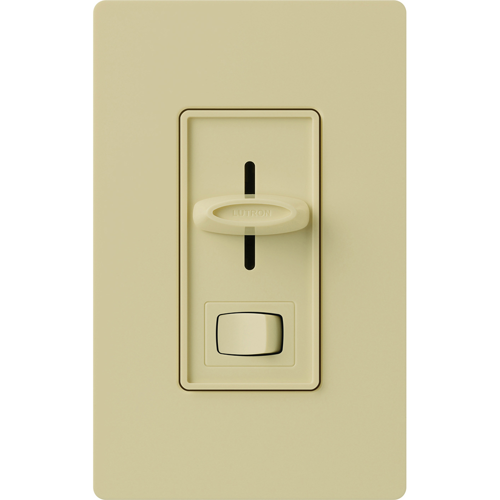 Product image for Dimmer ELV single pole 300W 120V w/on/off switch ivory