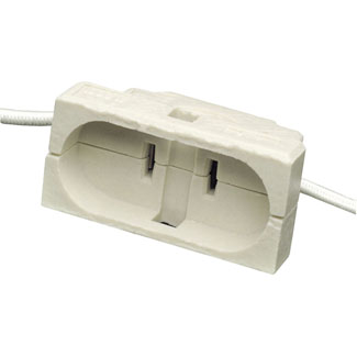 Product image for Holder lamp incandescent mogul 1000W 125V white