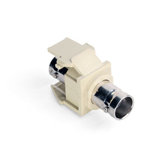 Product image for Connector BNC feedthrough ivory