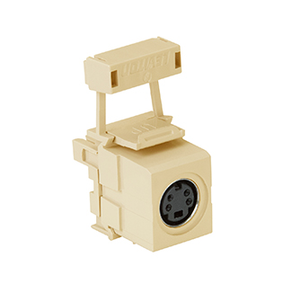 Product image for Connector S-Video 110-Termination ivory