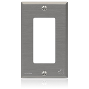 Product image for Wallplate Decora 1-gang SS antimicrobial