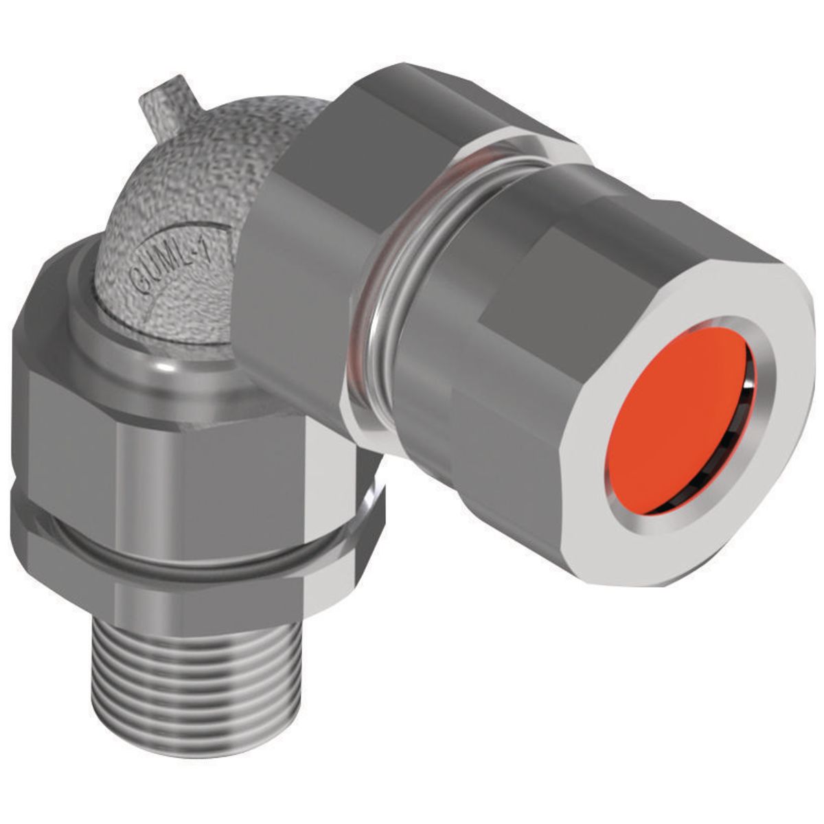 Product image for MC FITTING AL 1/2" NPT 90 DEG