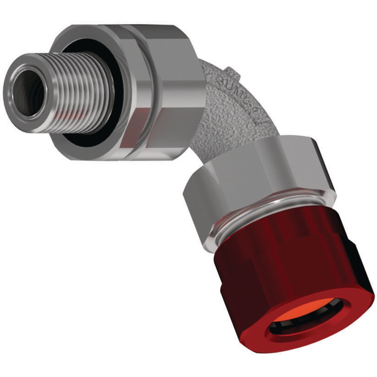 Product image for MC FITTING AL 1/2" NPT BARRIER 90 DEG