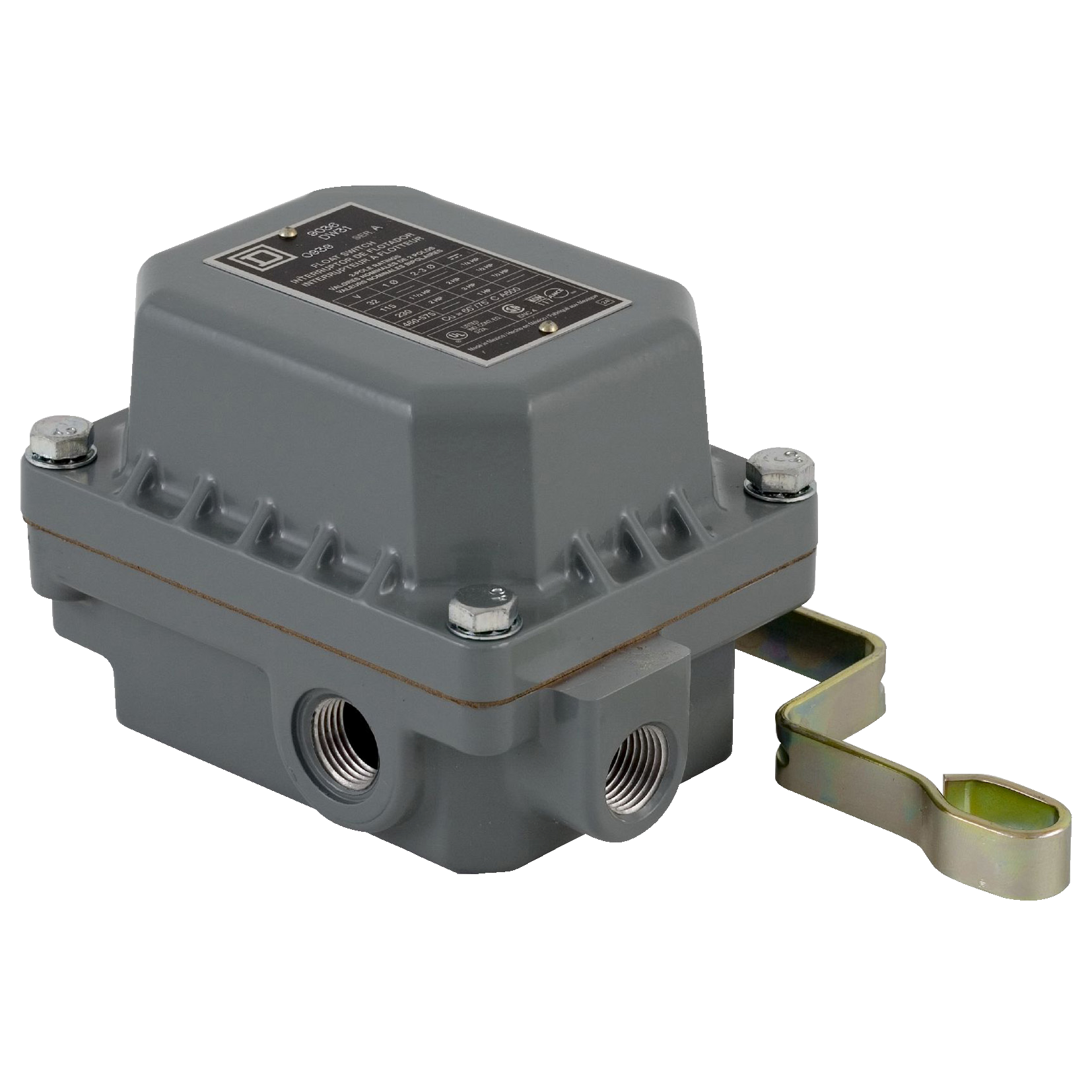 Product image for FLOAT SWITCH, SQUARE D PUMPTROL, OPEN TANK, NEMA 7/9, PEDESTAL MOUNTED, 2 NC DPST DB CONTACTS