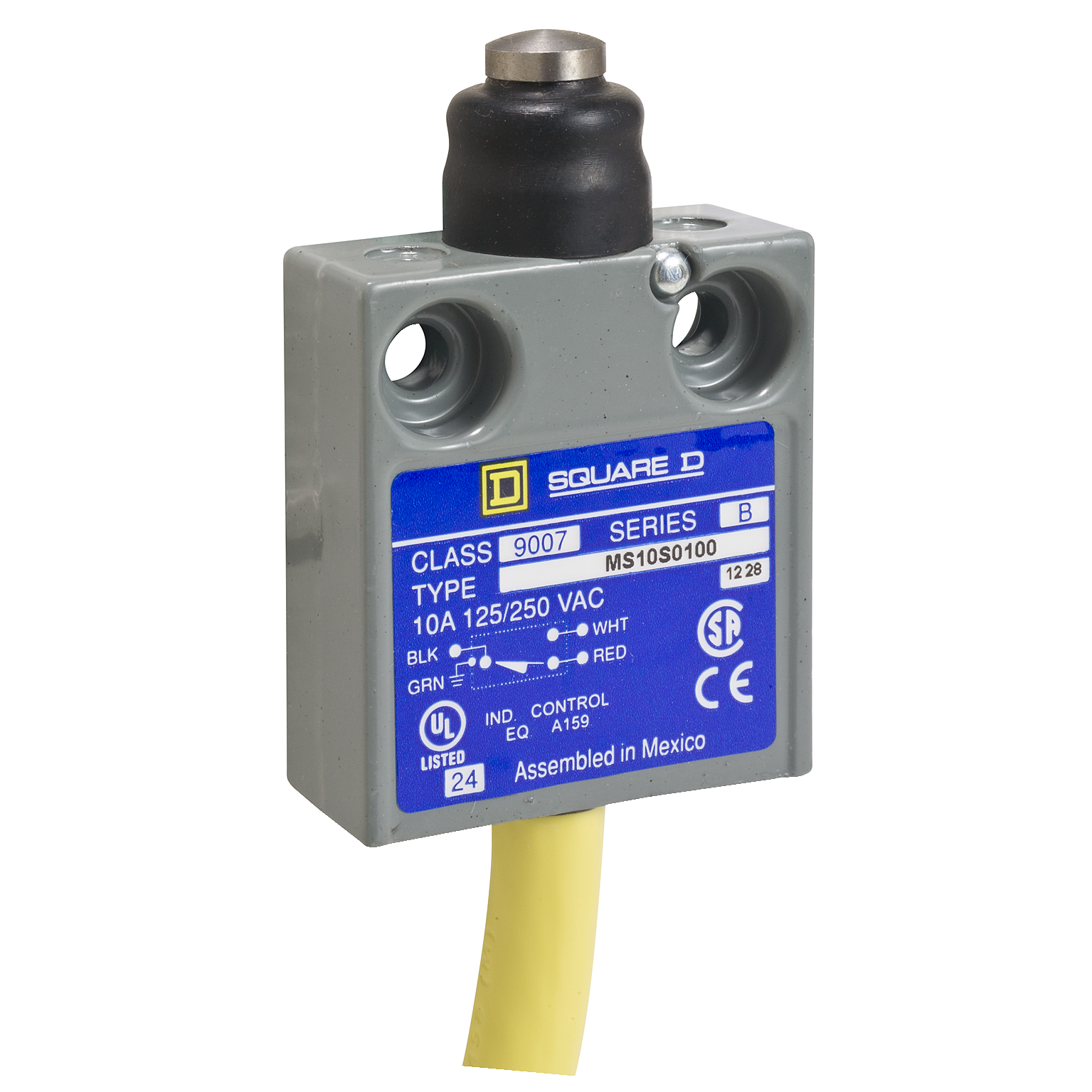 Product image for LIMIT SWITCH, 9007, 240 VAC 10AMP MS +OPTIONS